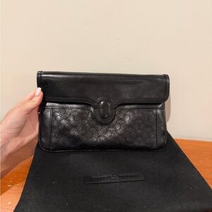 Garrigue & Jarossay Black Leather Clutch